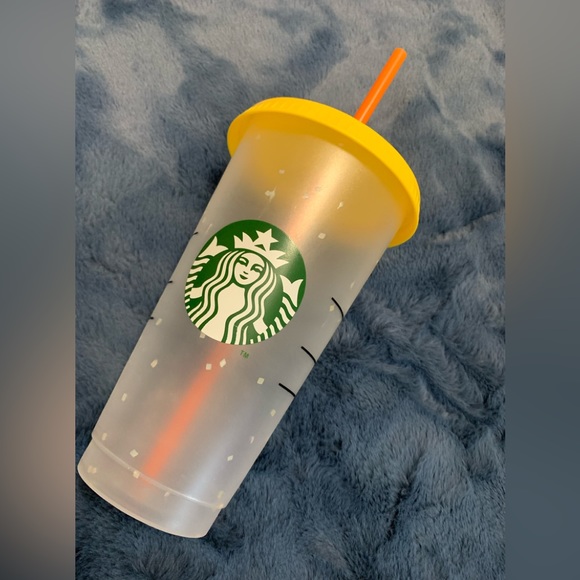 π5/$15 Starbucks Color Changing Cold Brew Cup with lid & straw, NEW - Picture 1 of 3